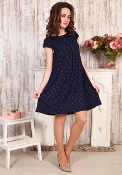 Состав: 
Вискоза 95%,
Лайкра 5%
	Трикотажное платье свободного кроя из вискозы.

Обратите внимание: расцветка товара на сайте может отличаться от фактической расцветки. Оптовый склад оставляет за собой право поставить товар любого цвета, которы