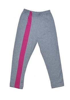 Состав:
Кулирка
Хлопок 100%
	Детские леггинсы с контрастной полосой на штанине. 