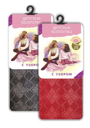 Состав: 
Хлопок 75%, 
Полиамид 20%,
Эластан 5% 
	Колготки детские из хлопка с добавлением эластана с ажурным рисунком Шотландка.