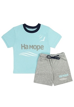 Состав:
Кулирка
Хлопок 100;
	Детский комплект с апликацией. Цвета ассорти. 